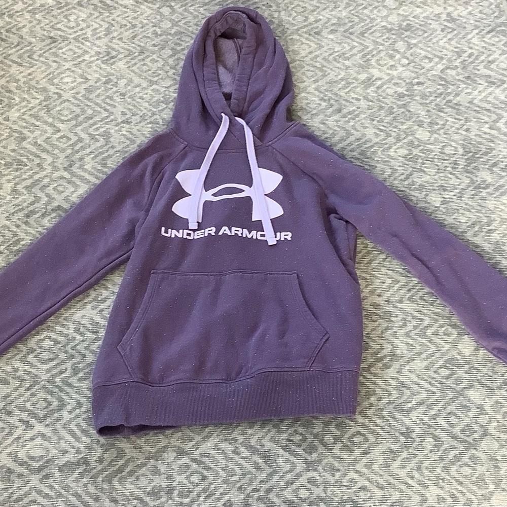 Women’s XS Under Armour Dark Purple Fleece Hoodie